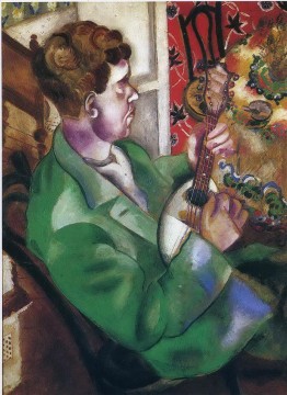 im peristyl Ölbilder verkaufen - David im Profil Zeitgenosse Marc Chagall